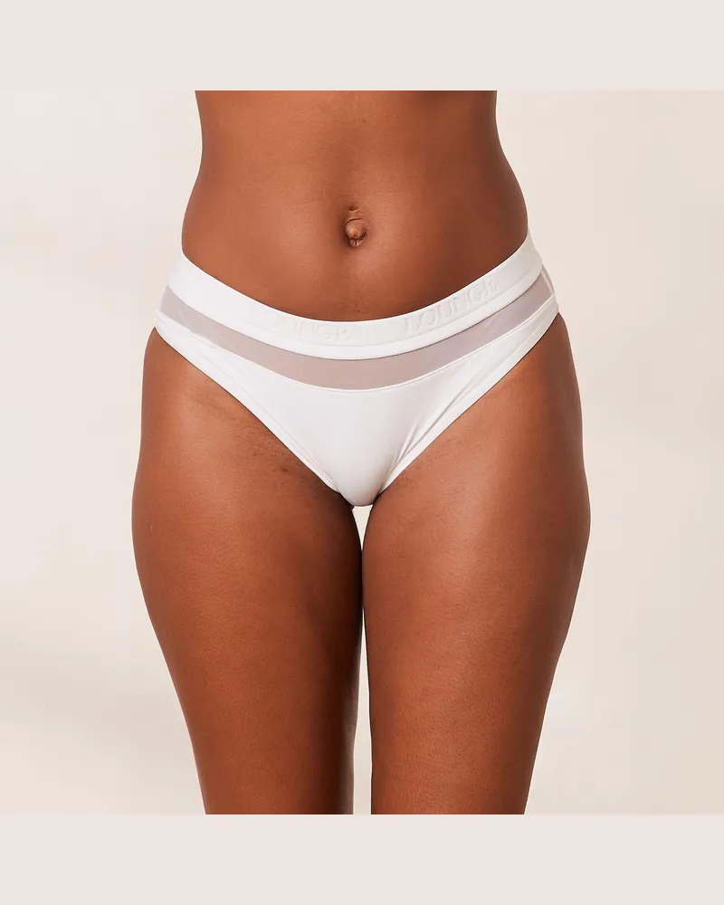 Lounge Mesh Slip - Weiß White