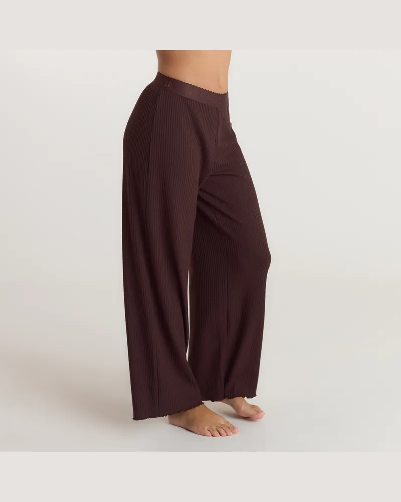 Lounge Soft Waffle Pyjama-Hose - Dunkle Schokolade Das perfekte Geschenk für sie Brown