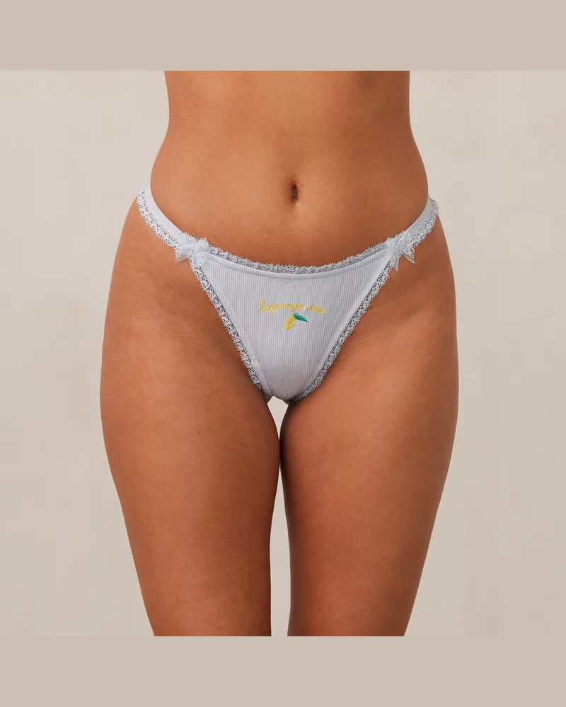 Lounge Fruity 'Squeeze Me' G-string - Blau Blue
