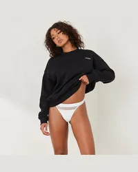 Lounge Essential Crew Neck Sweater - Schwarz Schwarz