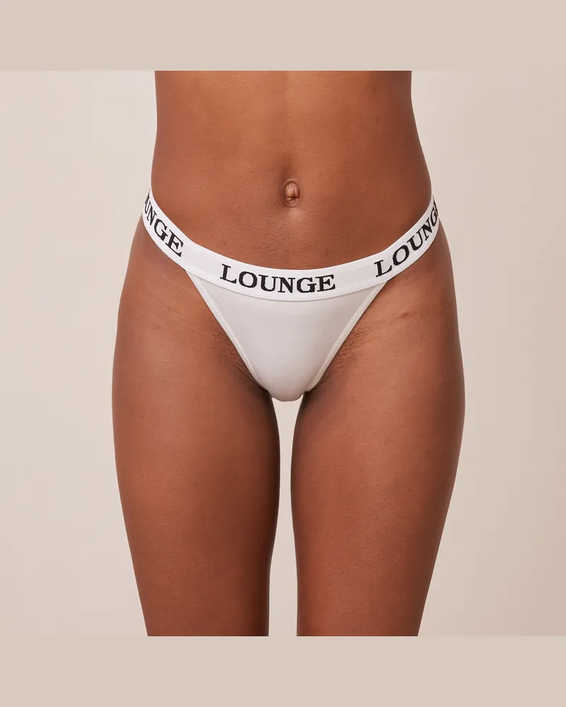 Lounge Bamboo Triangle String - Ganz Weiß White