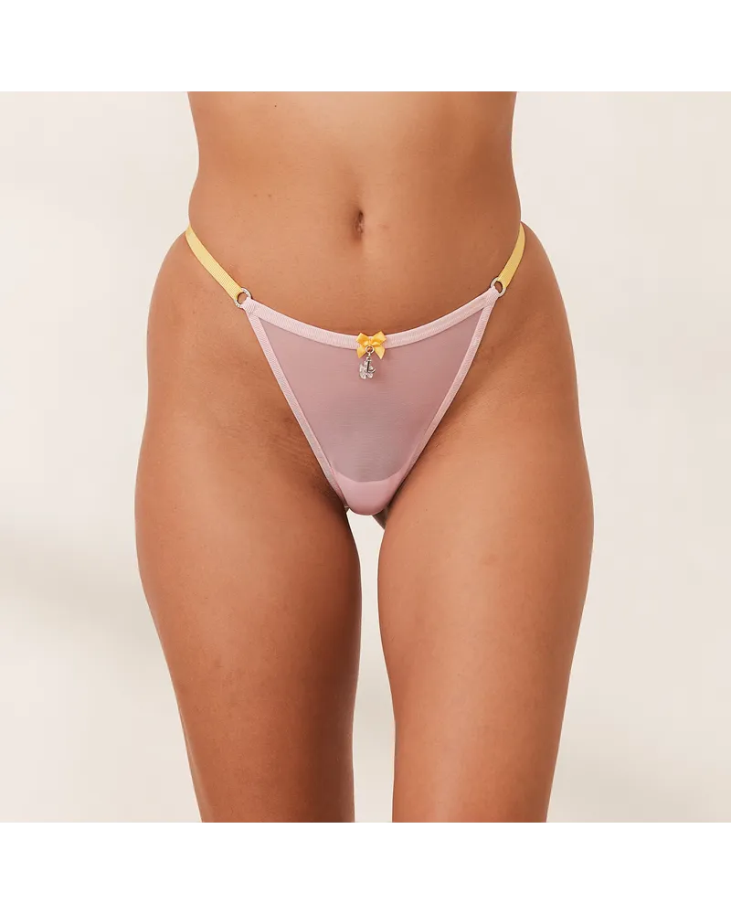 Lounge Radiant Mesh String  - Rosa Rosa