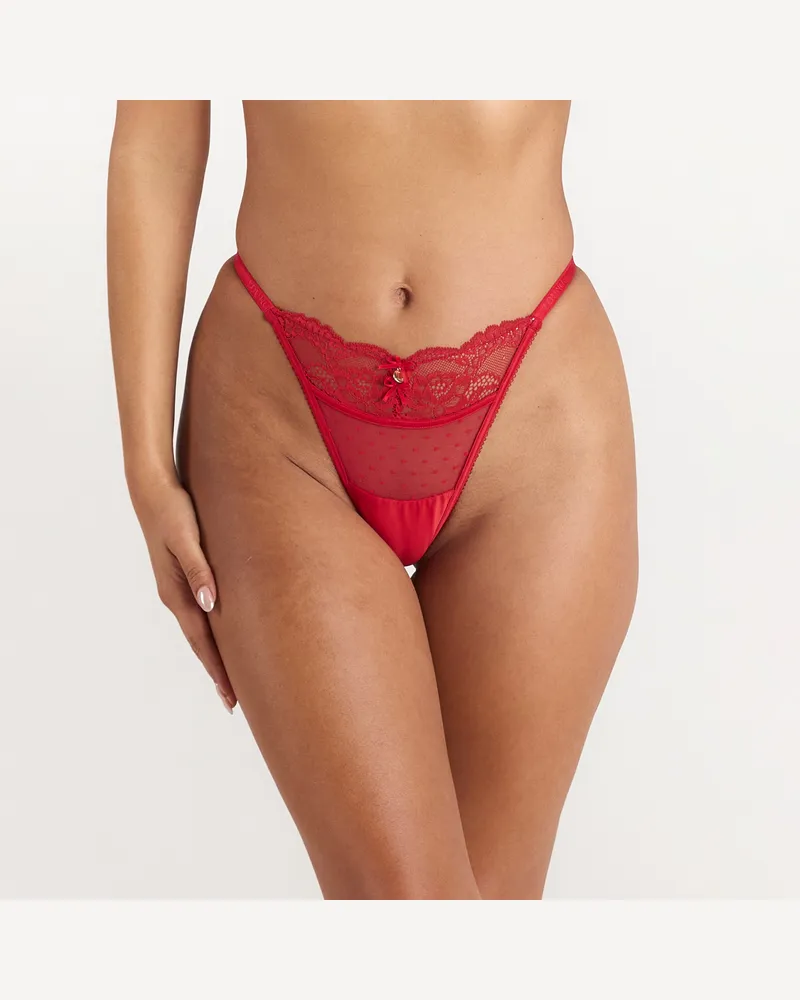 Lounge Adelyn String - Erdbeermarmelade Red