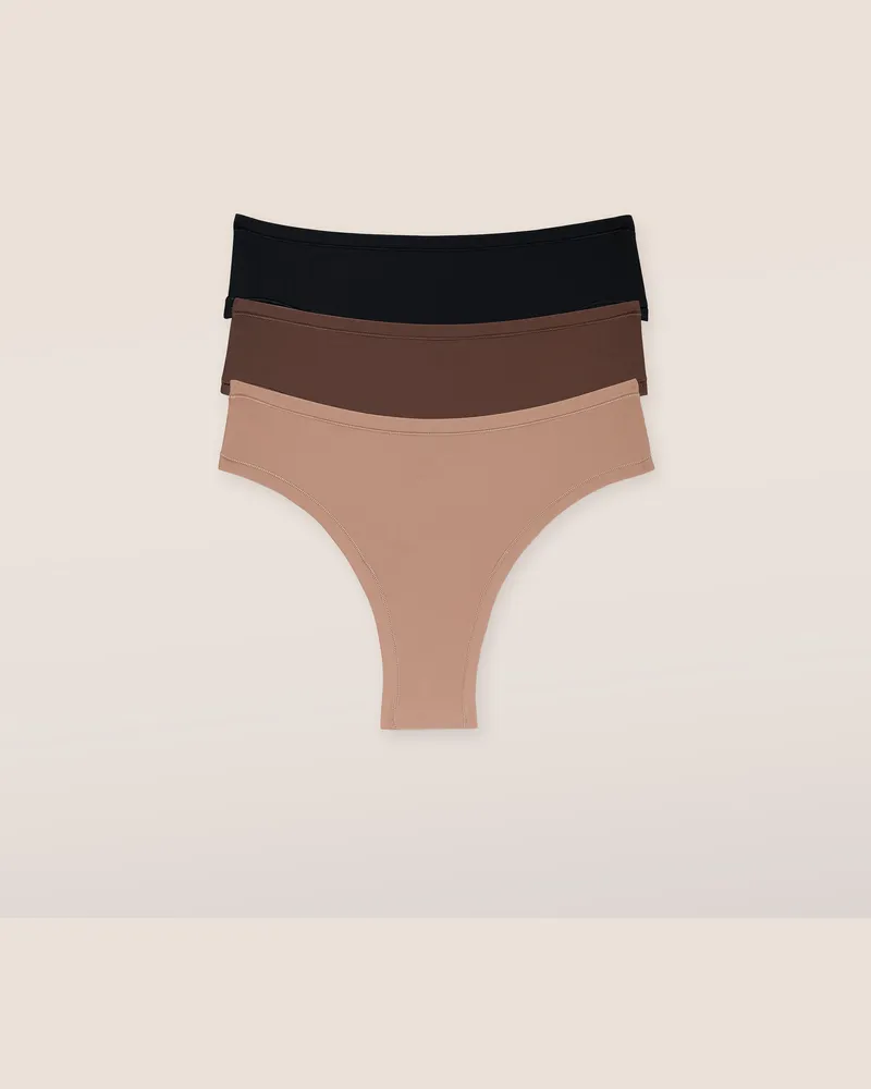 Lounge Nude Brazilian Slips (3er Paket) - Multi Multi