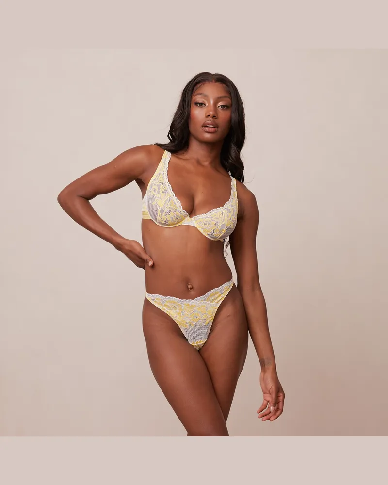 Lounge Luxe Balcony BH - Zitrone Lemon