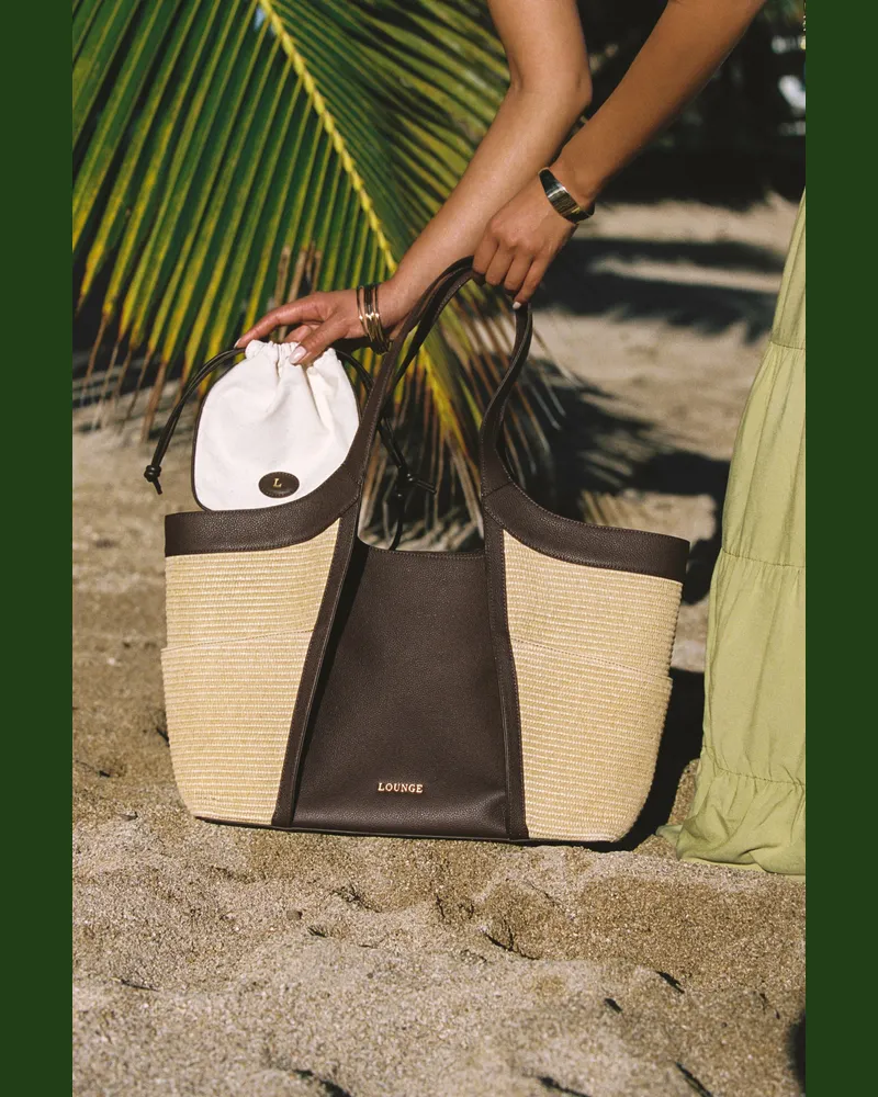 Lounge Romy Schultertasche - Schokolade Brown