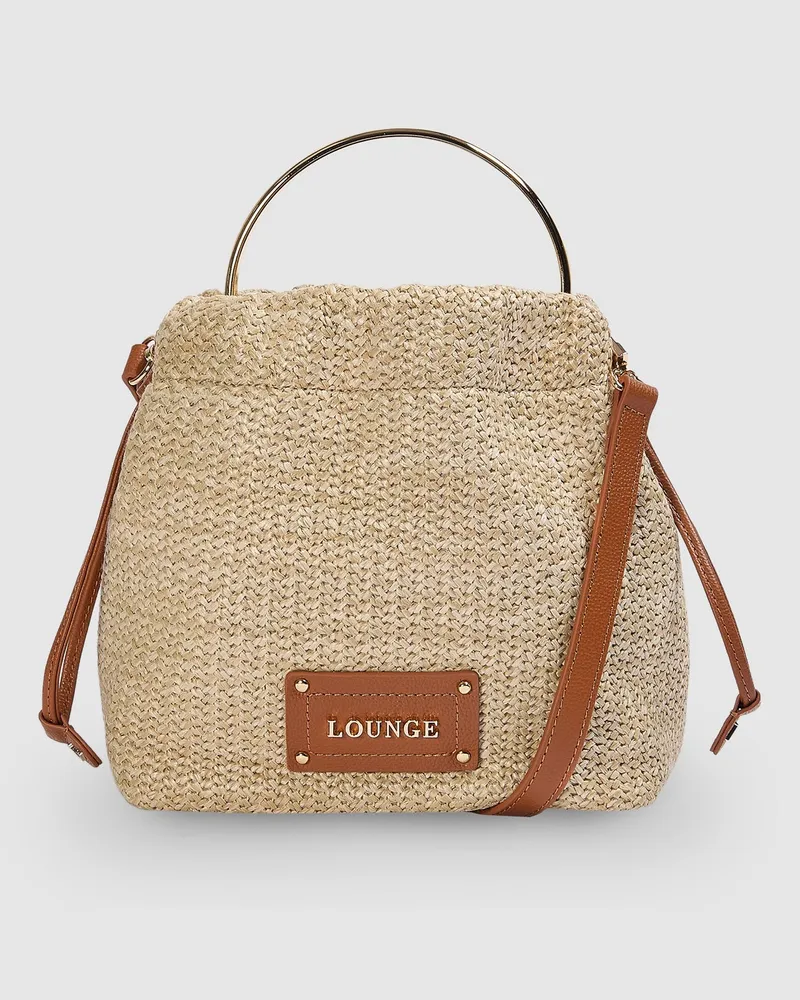 Lounge Blythe Bucket Bag - Raffia Raffia