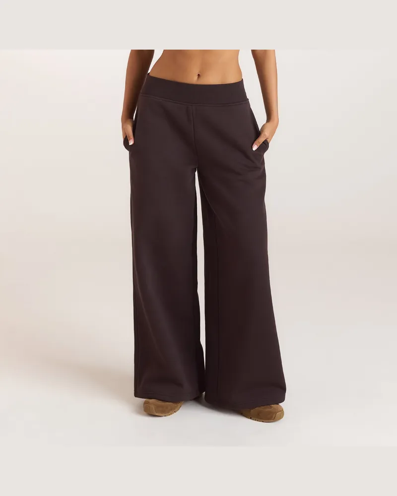 Lounge Joggers mit Geradem-Bein - Dunkle Schokolade Regular Brown