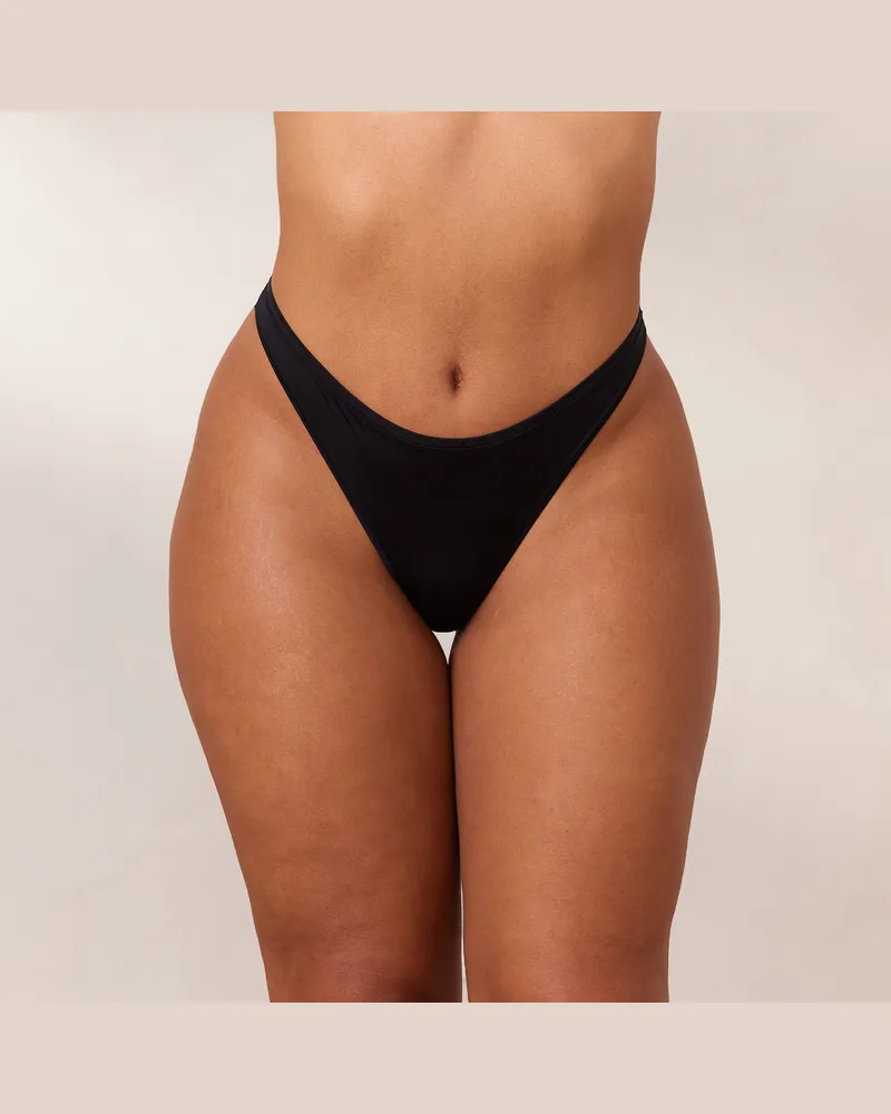 Lounge Barely There String - Schwarz Black