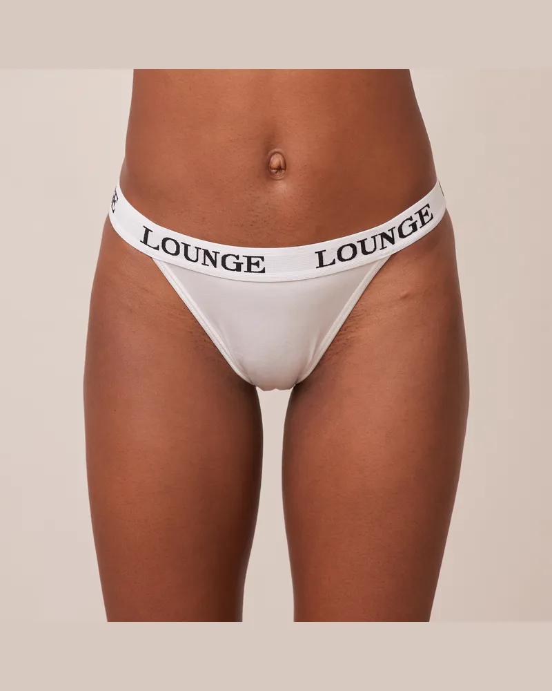 Lounge Bamboo Triangle Slip - Ganz Weiß White