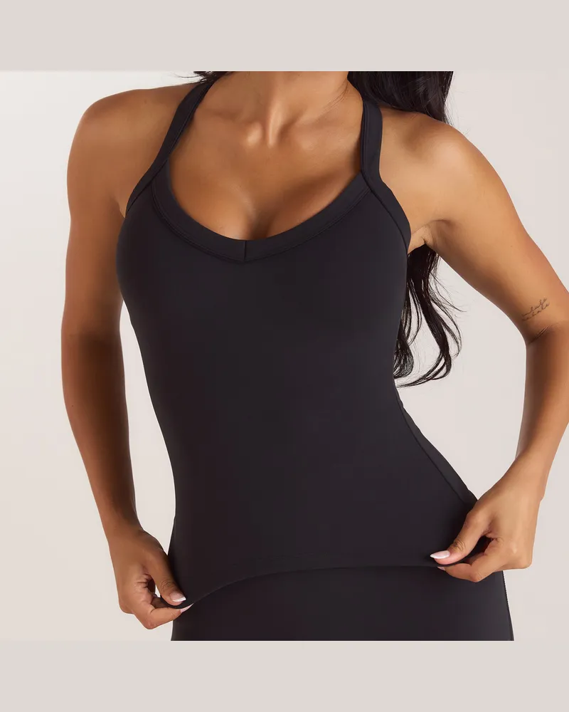 Lounge ContourSoft™ Cami-Top mit V-Ausschnitt - Schwarz Black