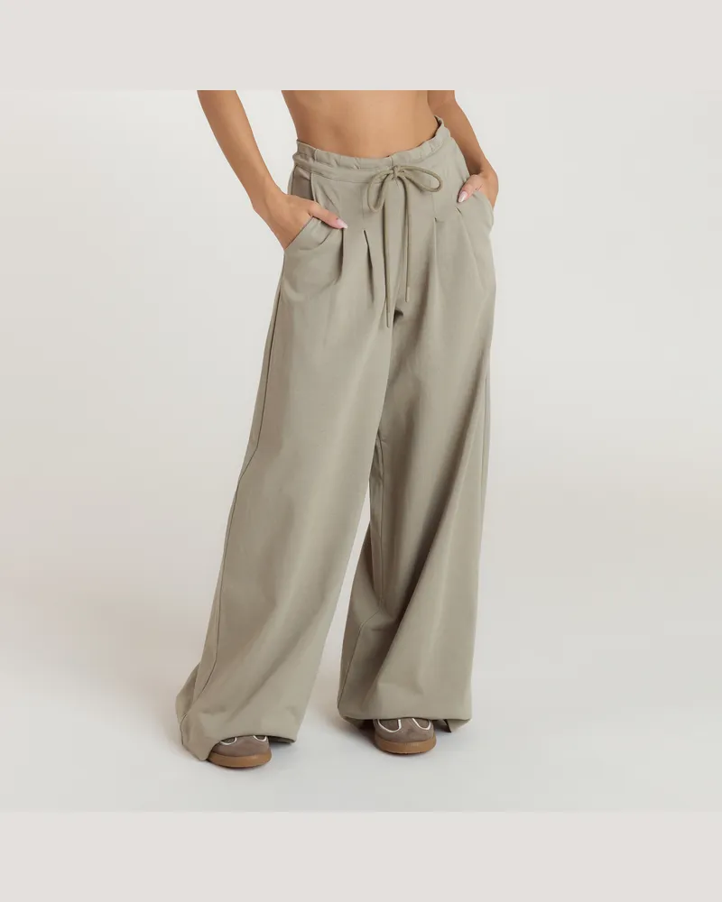 Lounge Faltenhose  - Thymian Regular Green