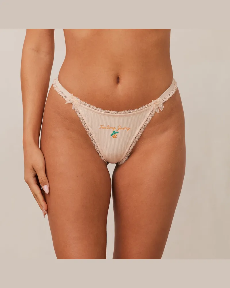 Lounge Fruity 'Feeling Juicy' G-string - Aprikose Peach