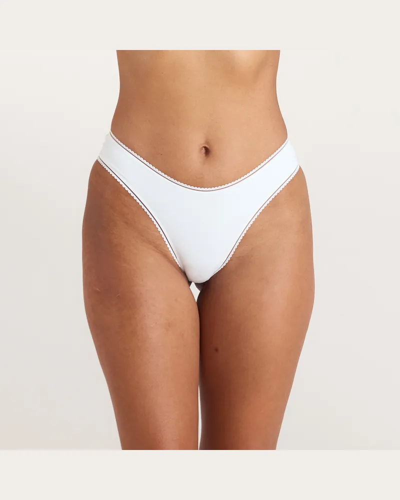 Lounge Comfort Brazilian Slip - Weiß White