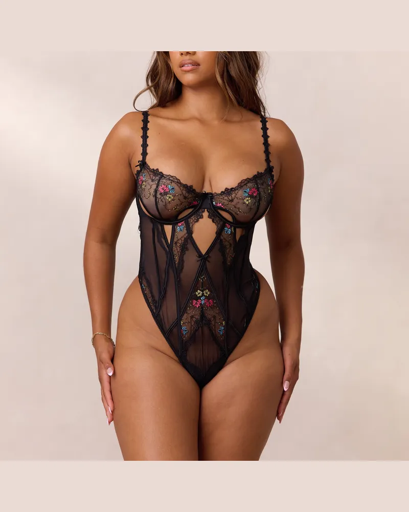 Lounge Enya Body - Schwarz Das perfekte Geschenk für sie Schwarz