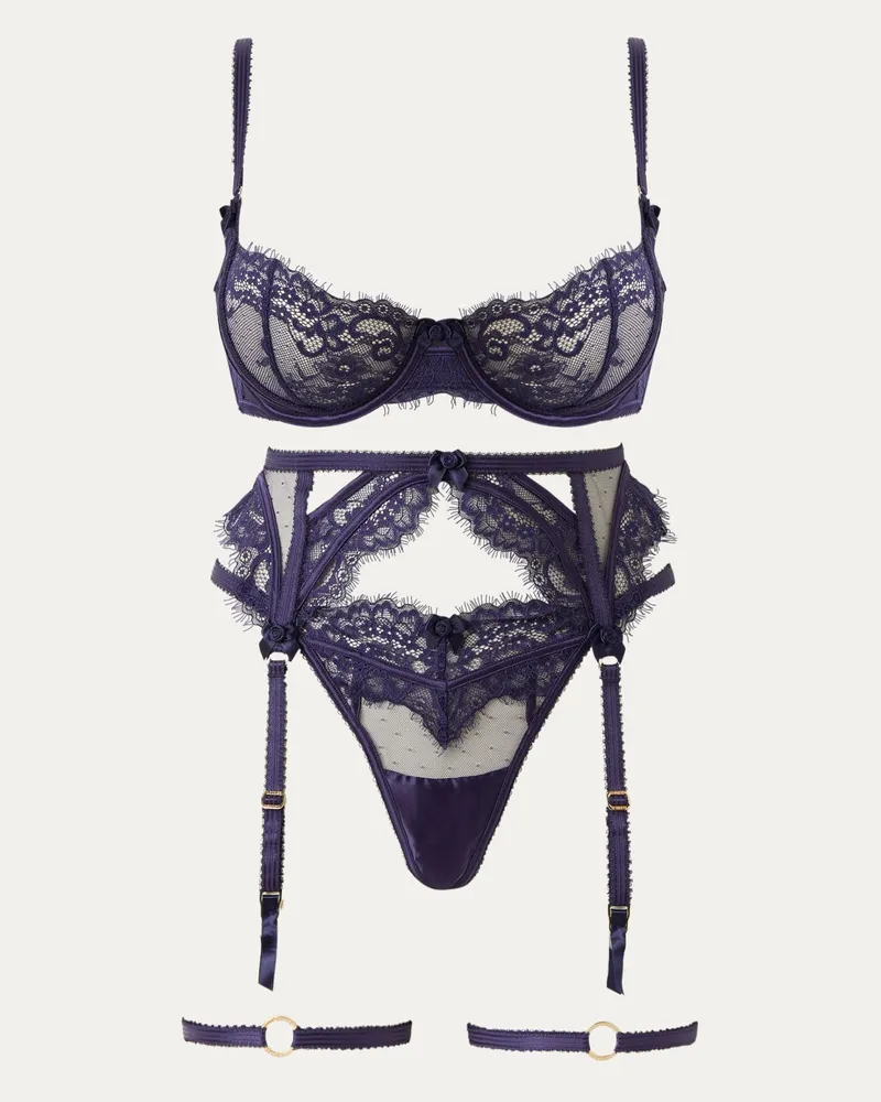 Lounge Cassandra Intimates BH (Set) - Schwarz Black