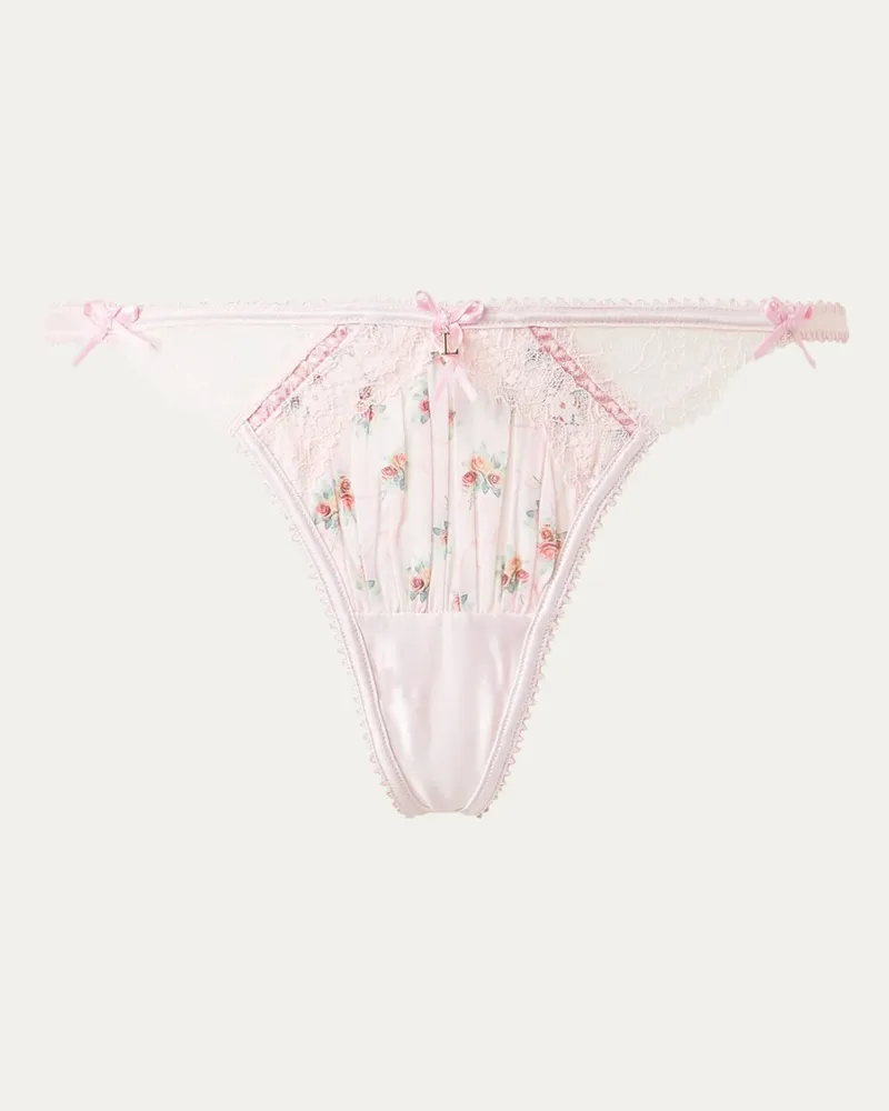 Lounge Orelia G-String - Florales Rosa Floral