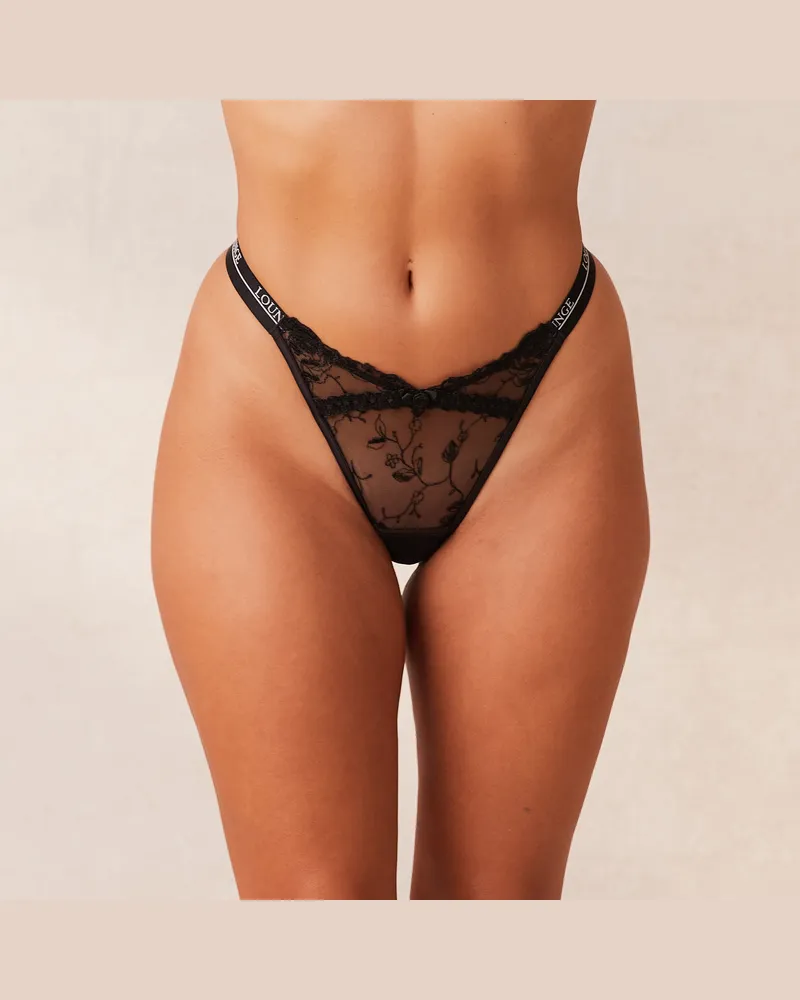 Lounge Reveal String - Schwarz Black