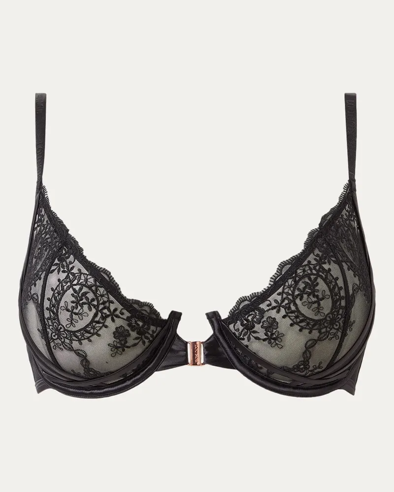 Lounge Seduce BH mit Vorderverschluss - Schwarz Black