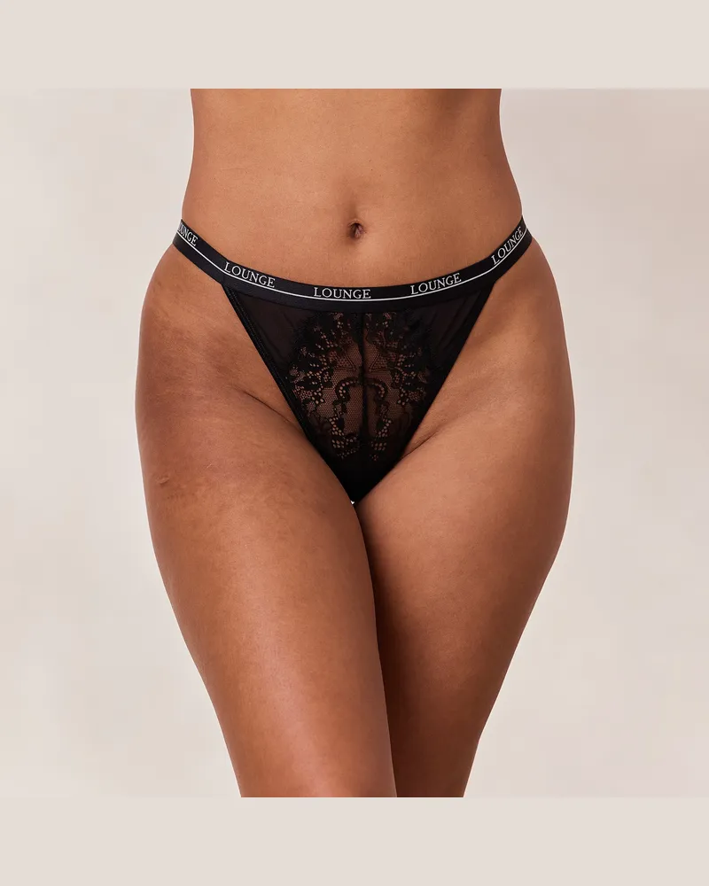Lounge Entice String - Schwarz Black