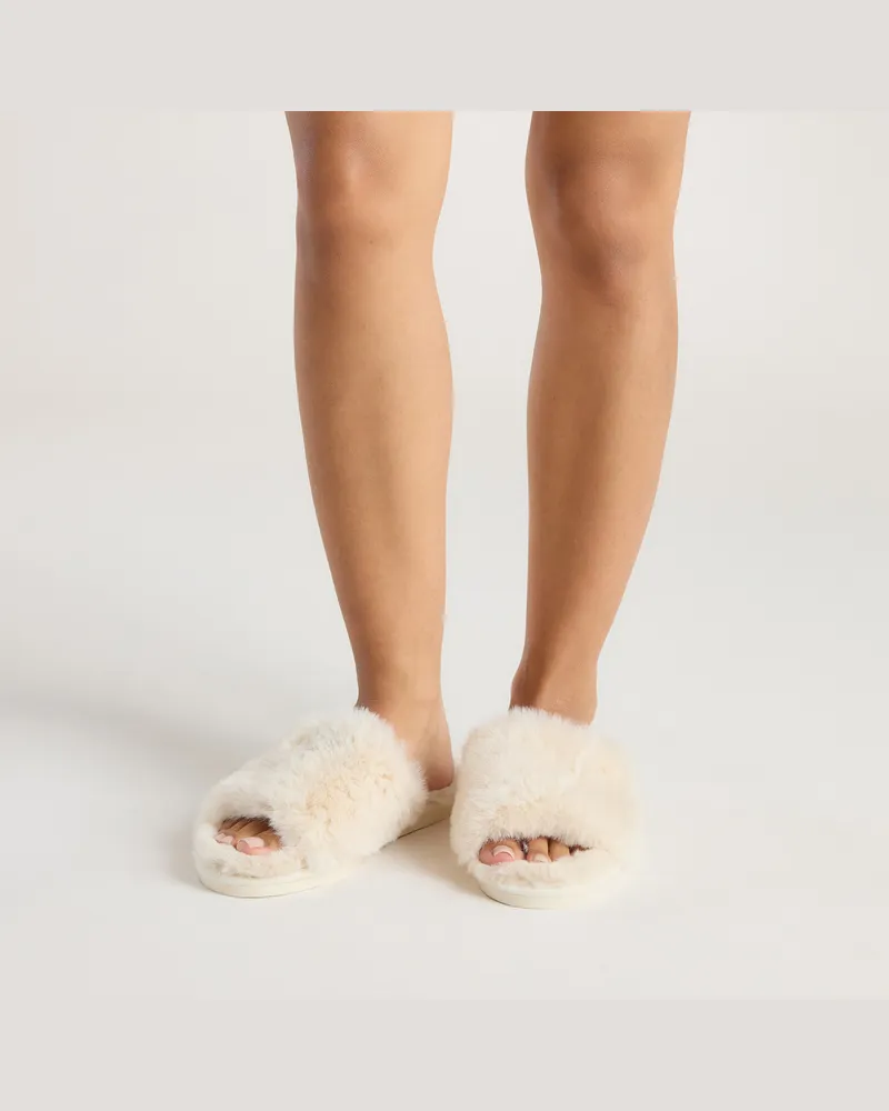 Lounge Scarlett Hausschuhe - Crèmefarben Cream