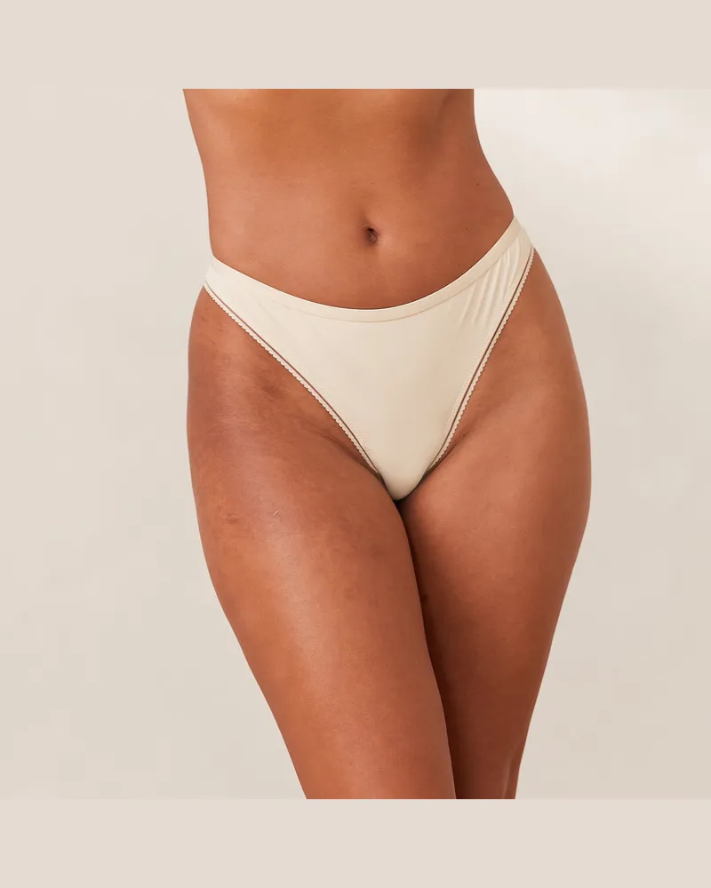 Lounge Comfort String - Milchkaffee Latte