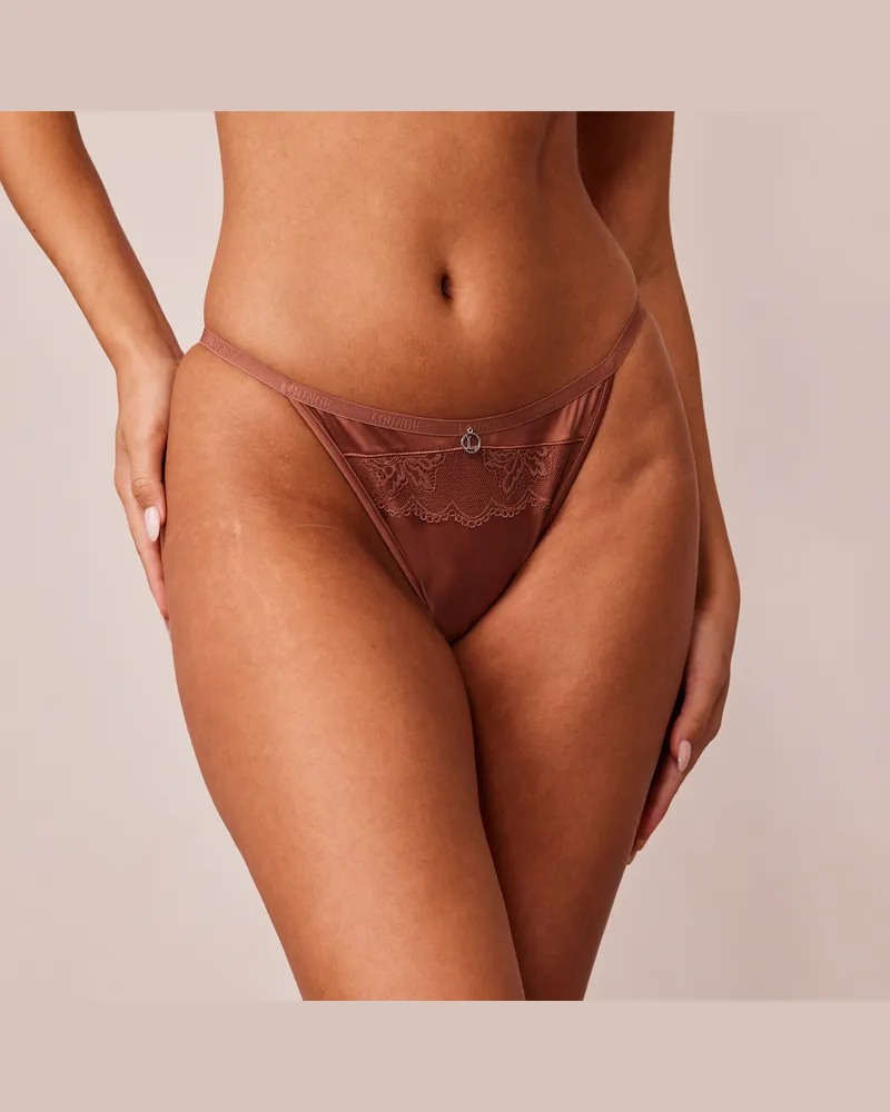 Lounge Soft Satin Slip - Mokka Mocha