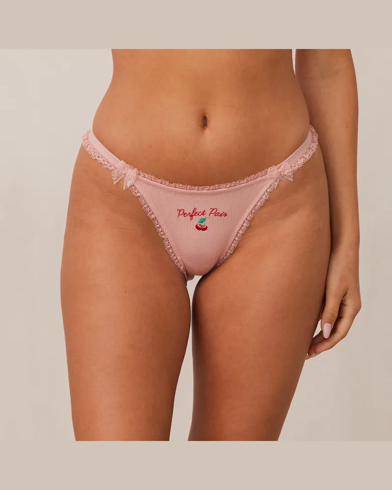 Lounge Fruity 'Perfect Pair' Slip - Rosa Pink