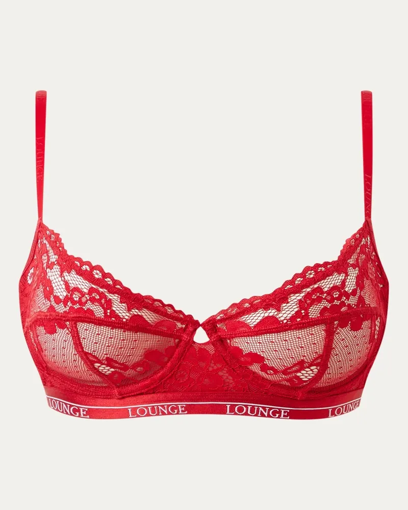 Lounge Blossom Balcony BH - Kastanienbraun Red