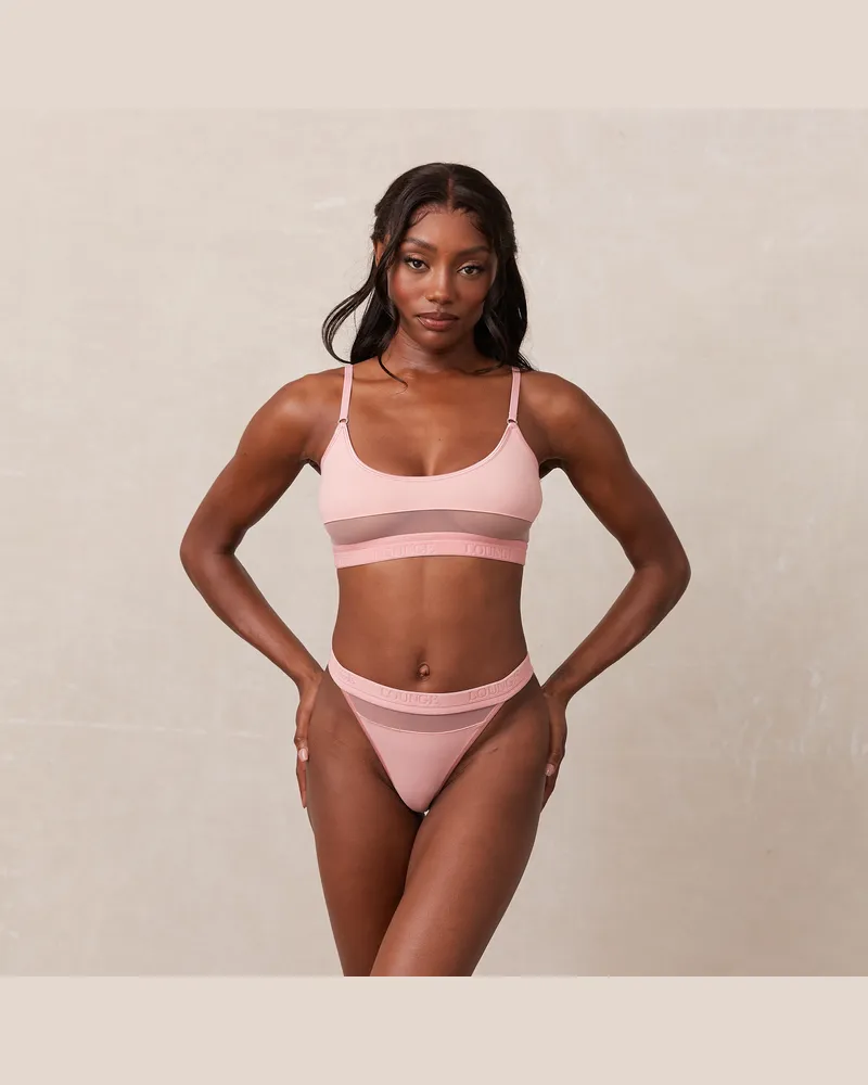 Lounge Mesh BH - Rosa Pink