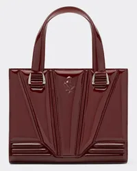 Ferrari Mini-tote Bag Ferrari Gt Bag Aus Lackleder -  Handtaschen Bordeaux Bordeaux