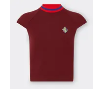 T-shirt Mit Ferrari-logo - Female T-shirts Bordeaux