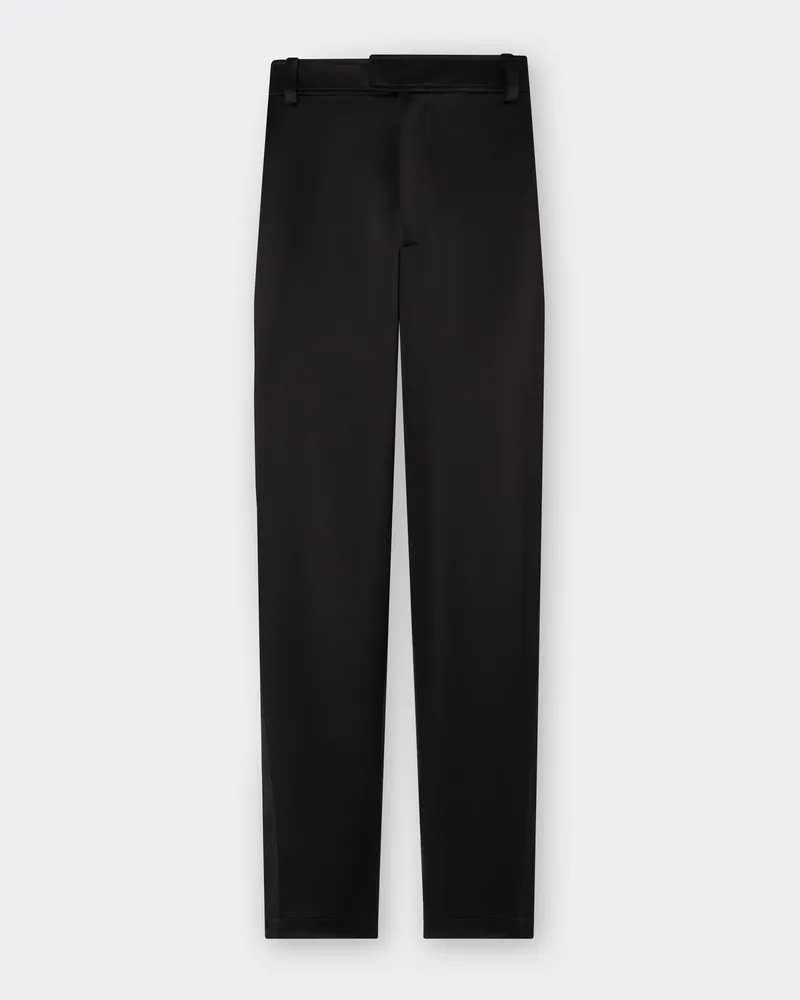 Ferrari Chino-hose Aus Satin-stretch-twill - Male Hosen Schwarz Schwarz