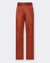 Ferrari Chinohose Aus Crinkle-satin -  Hosen Rust Rust