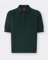 Ferrari Poloshirt Aus Viskose - Female Poloshirts Militärgrün Militärgrün