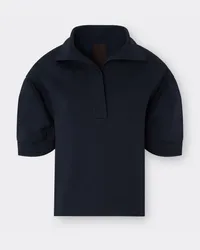 Ferrari Poloshirt Mit Rollkragen Aus Technischem Gewebe -  Pullover & Strickwaren Navy Navy