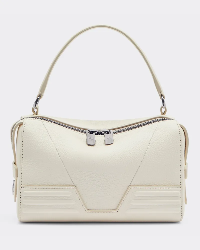 Ferrari Ferrari Gt Weiche Mikro-tasche Aus Genarbtem Leder -  Schultertaschen Elfenbein Elfenbein