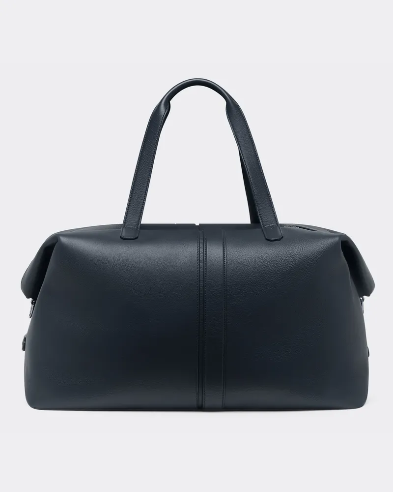 Ferrari Seesack Aus Genarbtem Leder - Female Reisetaschen Und Zubehör Navy Navy