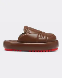 Ferrari Pantoffelsandale Aus Nappa -  Pantoletten & Sandalen Lederfarben Lederfarben