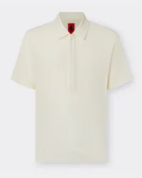 Ferrari Poloshirt Aus Einer Kaschmirmischung - Male Poloshirts Elfenbein Elfenbein