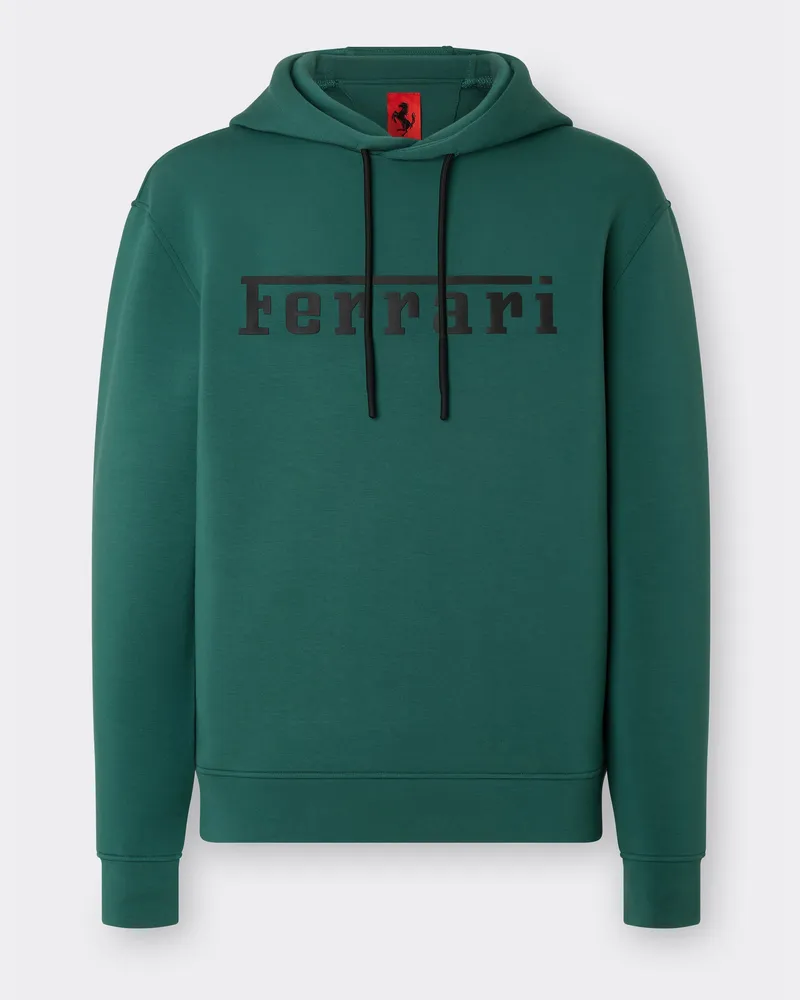 Ferrari Scuba-sweatshirt Mit Ferrari-logo -  Pullover & Strickwaren Ficusgrün Ficusgrün