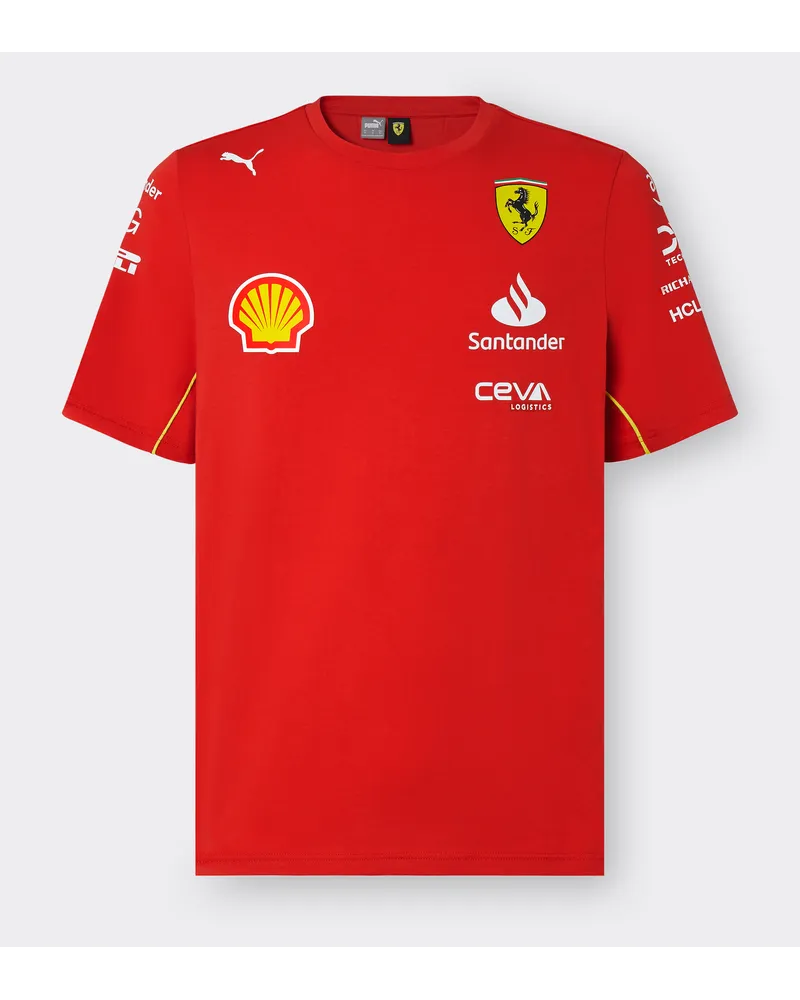 Ferrari Scuderia Ferrari Team 2024 Replica T-shirt - Male T-shirts Rosso Corsa Rosso