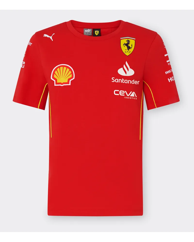 Ferrari Scuderia Ferrari Team 2024 Replica T-shirt - Female T-shirts Rosso Corsa Rosso