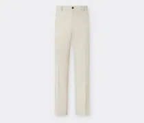 Chino-hose Aus Baumwoll-gabardine - Male Hosen Ecru