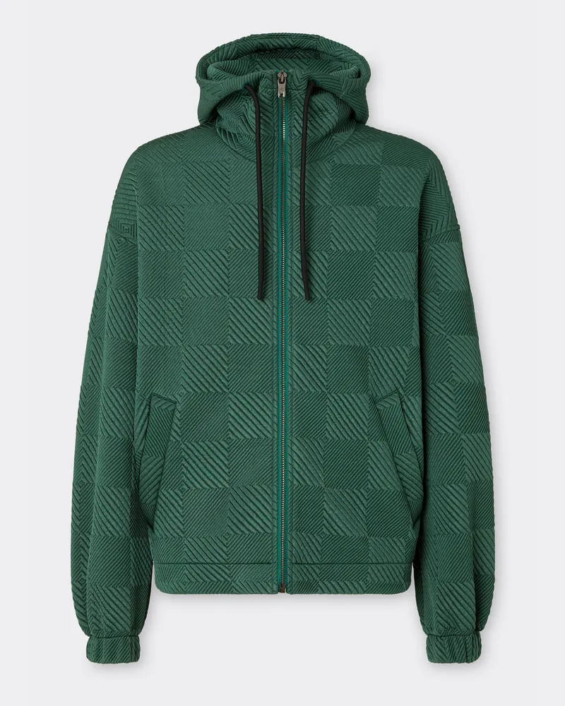 Ferrari Jersey-bomberjacke Mit 3d-effekt - Male Pullover & Strickwaren Ficusgrün Ficusgrün