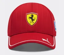 2025 Baseballkappe Team Puma Für Scuderia Ferrari Hp -  Cap Kirsche