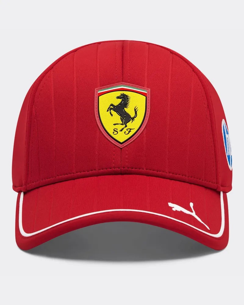 Ferrari 2025 Baseballkappe Team Puma Für Scuderia Ferrari Hp -  Cap Kirsche Kirsche