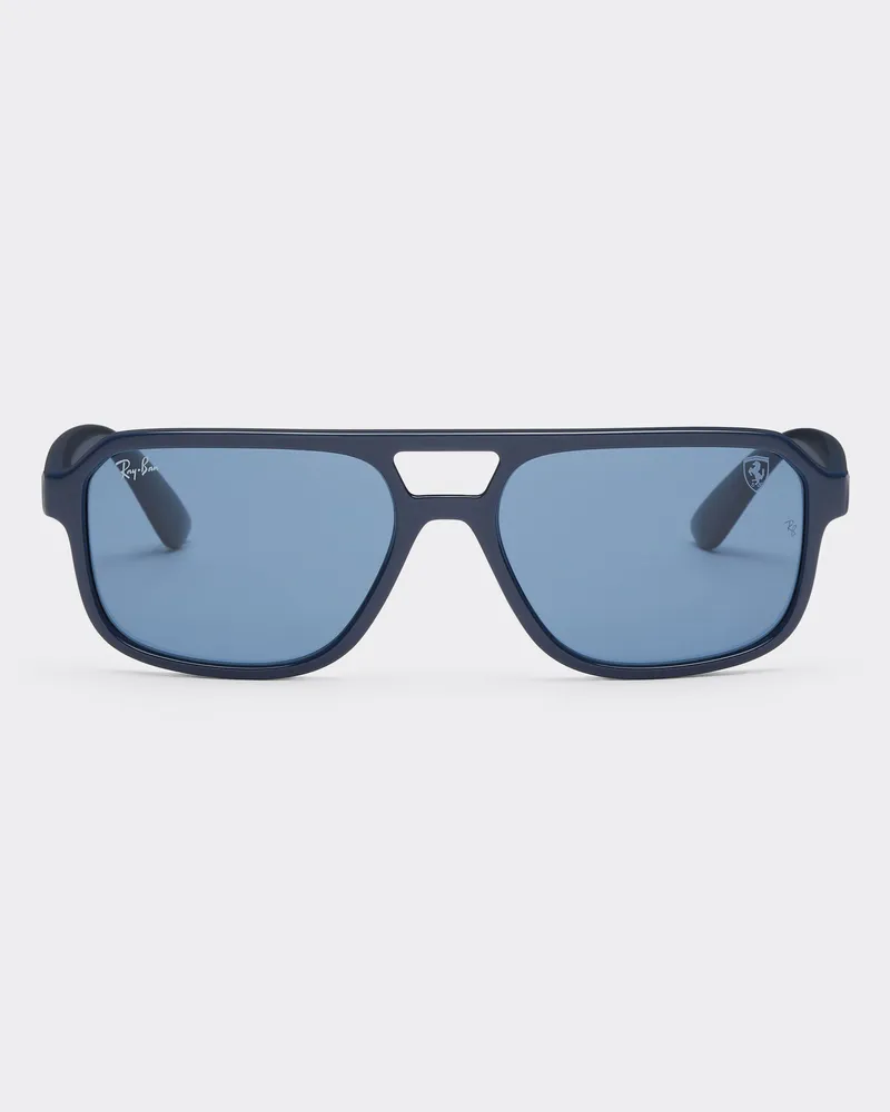 Ferrari Ray-ban Für Scuderia Ferrari Rb4414mf In Blau Mit Blauen Gläsern -  Sonnenbrillen Blu Scozia Blu