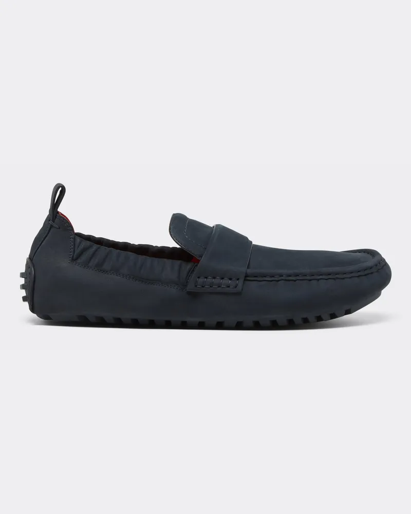 Ferrari Driver-mokassin Aus Nubuk - Male Schuhe & Stiefel Navy Navy