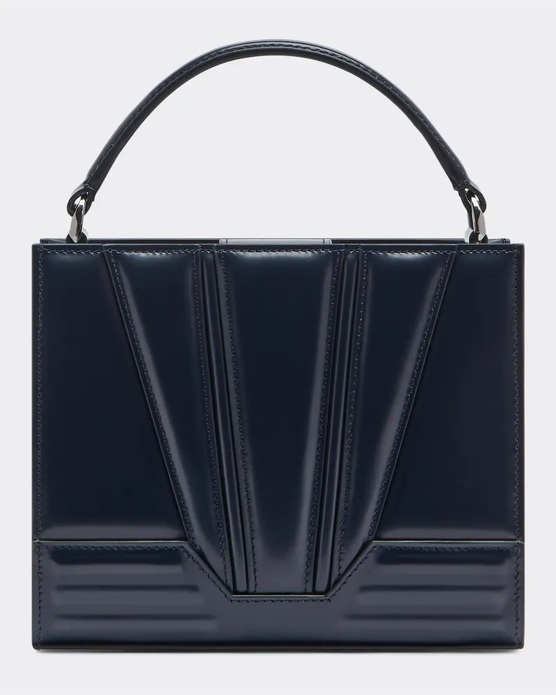 Ferrari Tragetasche Ferrari Gt Aus Gebürstetem Mikroleder - Female Taschen Und Gepäck Navy Navy